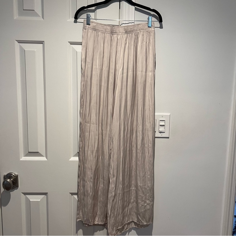 NWOT | Joie Crinkle Satin Elastic Pants | Size Small